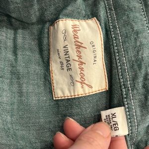 Weathered green XL men’s shirt